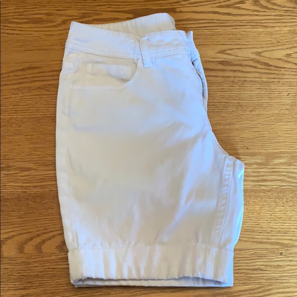 Shorts jean white Sz 10p